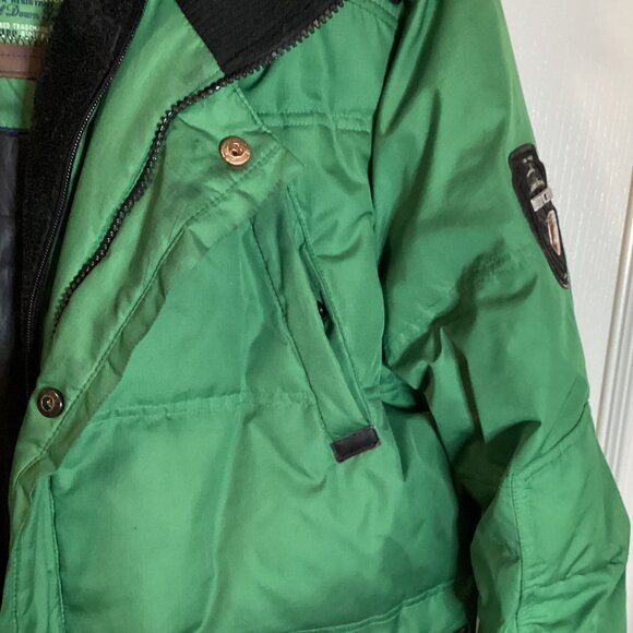 Point Zero Women's Green Duvet Premium Down Parka Coat Ski Skiing Winter - Picture 2 of 16